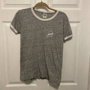 PINK Victoria's Secret Heather Gray/White Trim- 25% Off Two or More Items